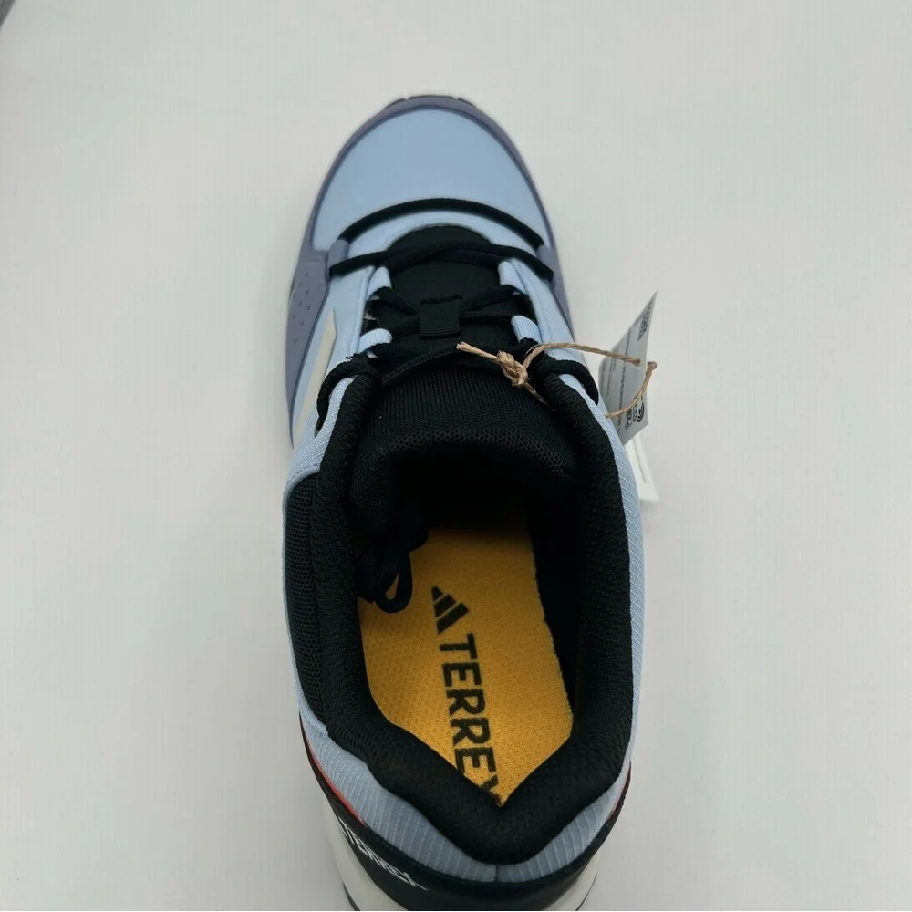 adidas Terrex Hiker Walking Shoe, Blue Dawn/Grey One/Solar Gold, 5.5 US Big Kid
